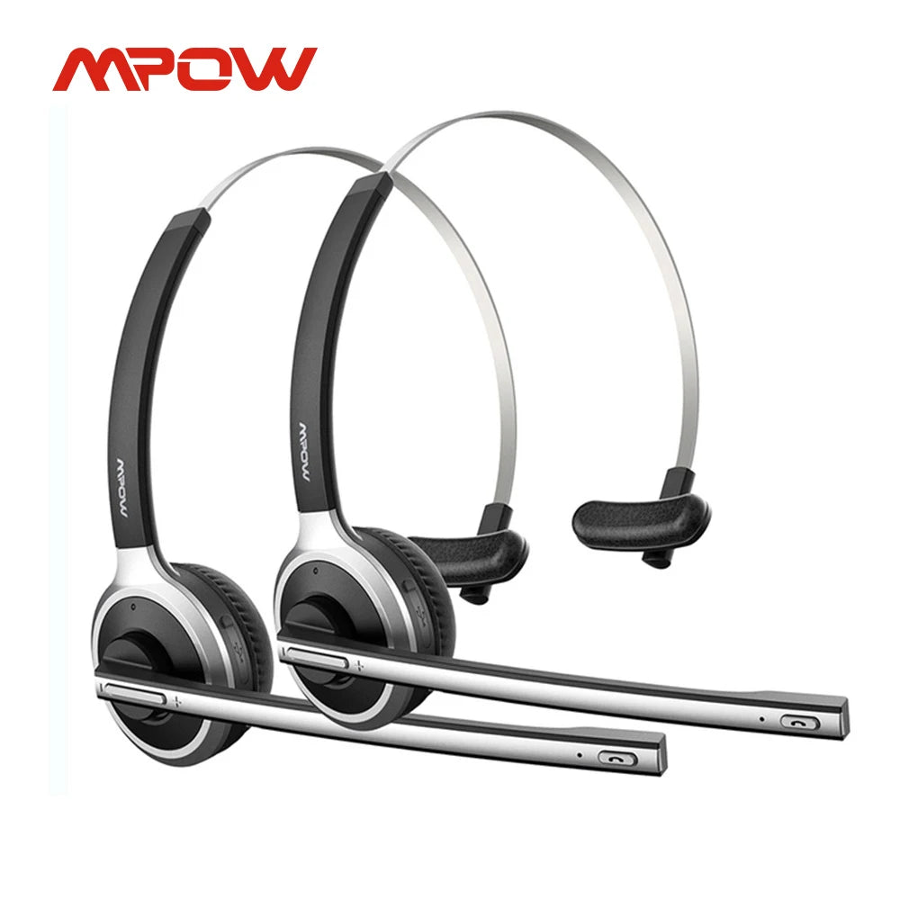 Mpow M5 Gray Wireless Headset with Mic