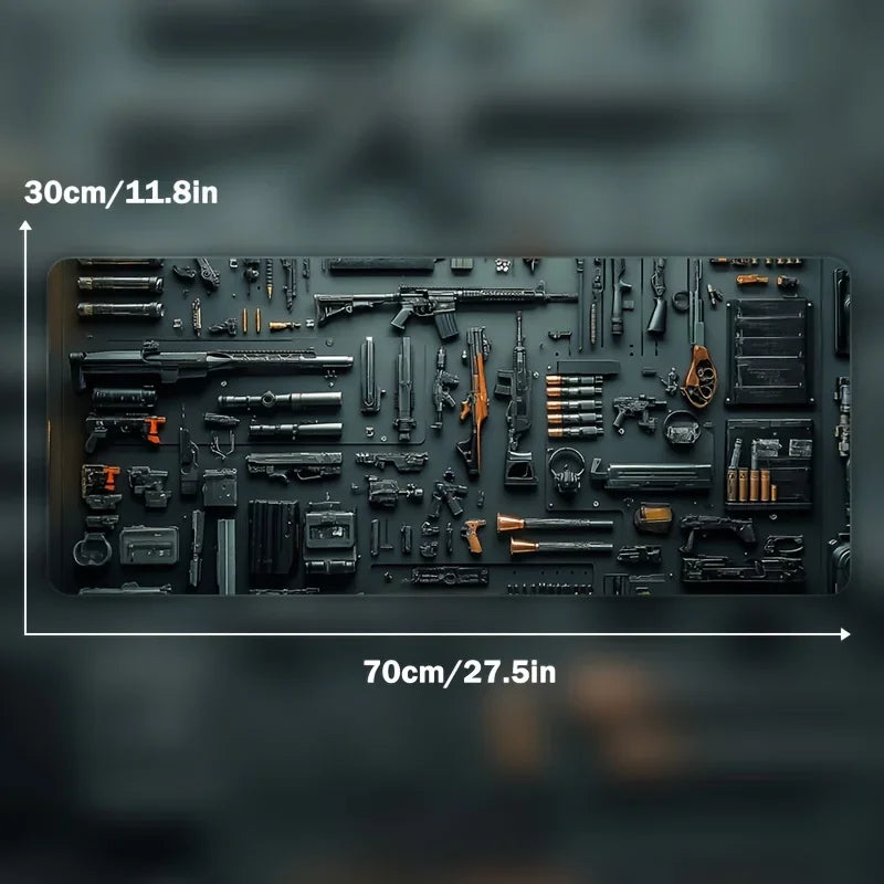 ftvae Gun Parts XXL Gaming Mouse Pad