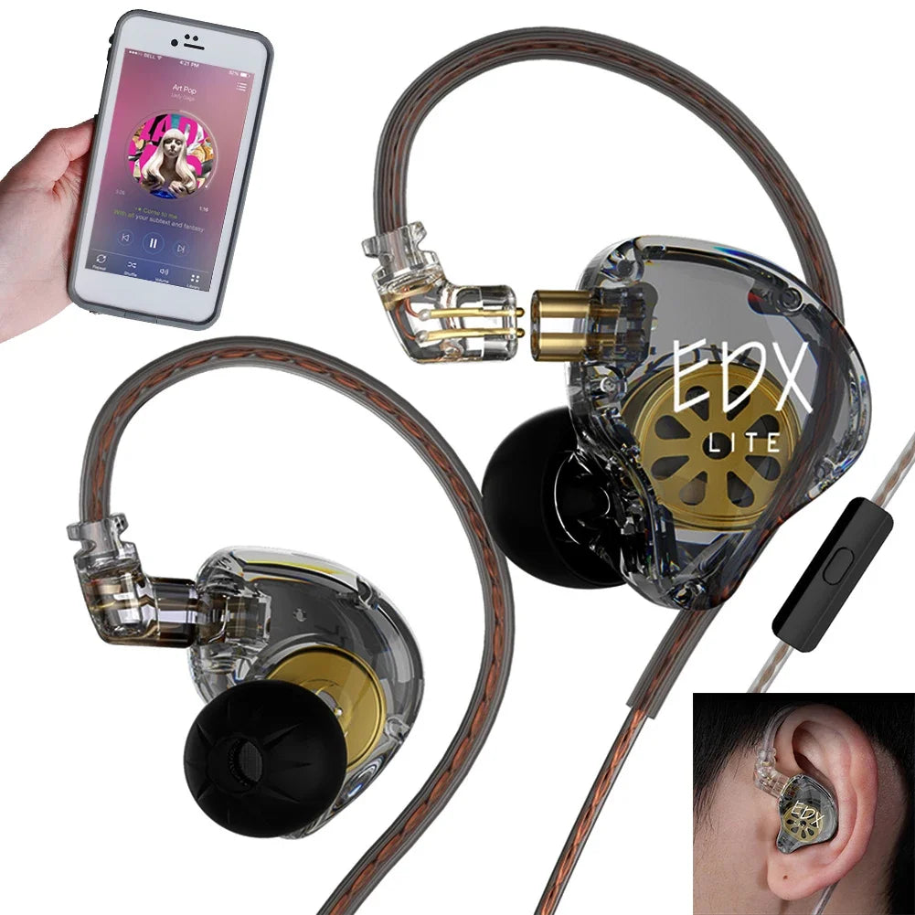 Wired Stage Live Headphones 2pin Cable