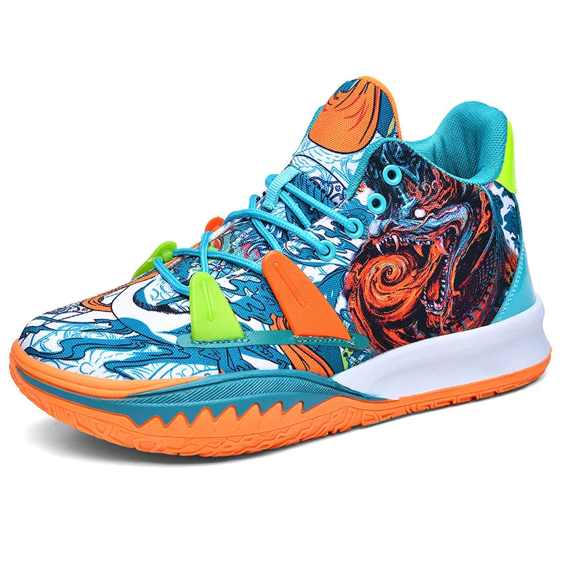 Men's Non-Slip Breathable Basketball Sneakers