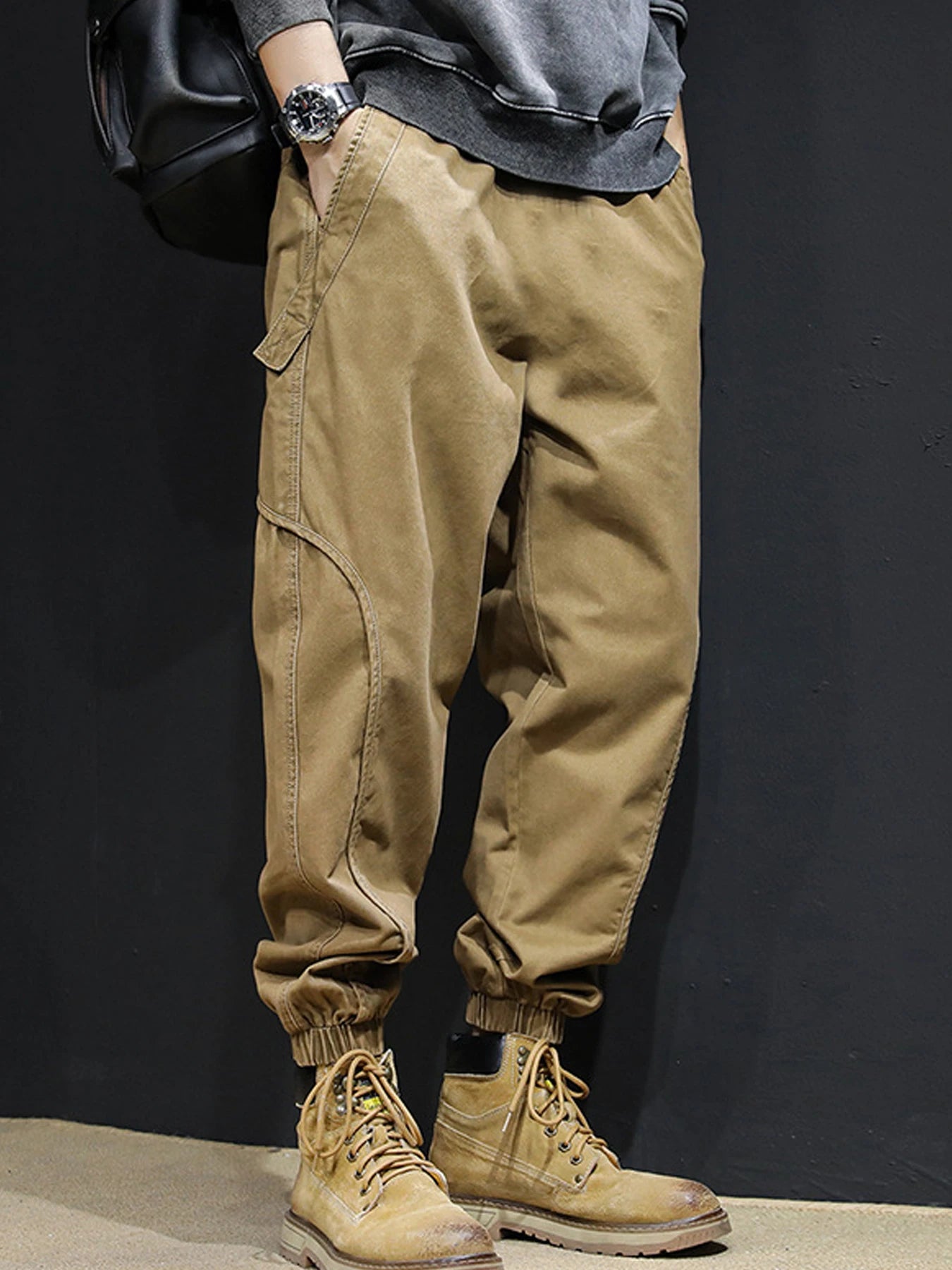 Men’s Tactical Quick-Dry Cargo Joggers