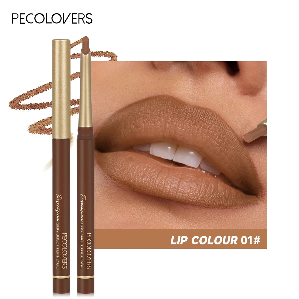 Matte 6-Color Lip Liner Pencil Set