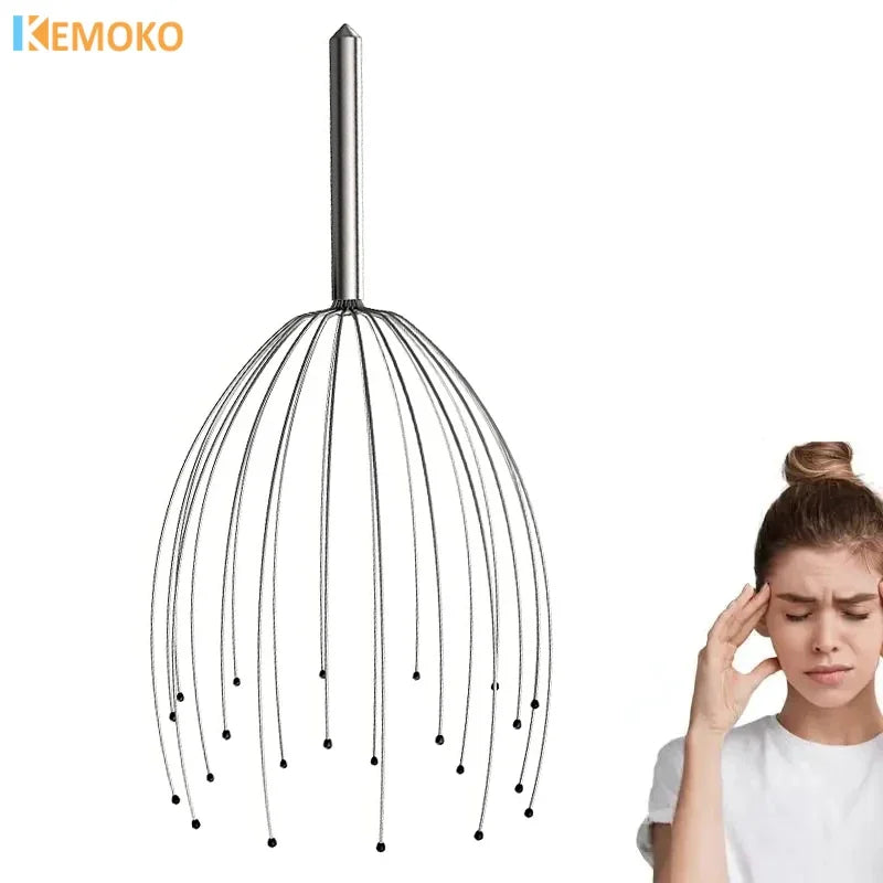 Octopus Head Massager with 24 Fingers