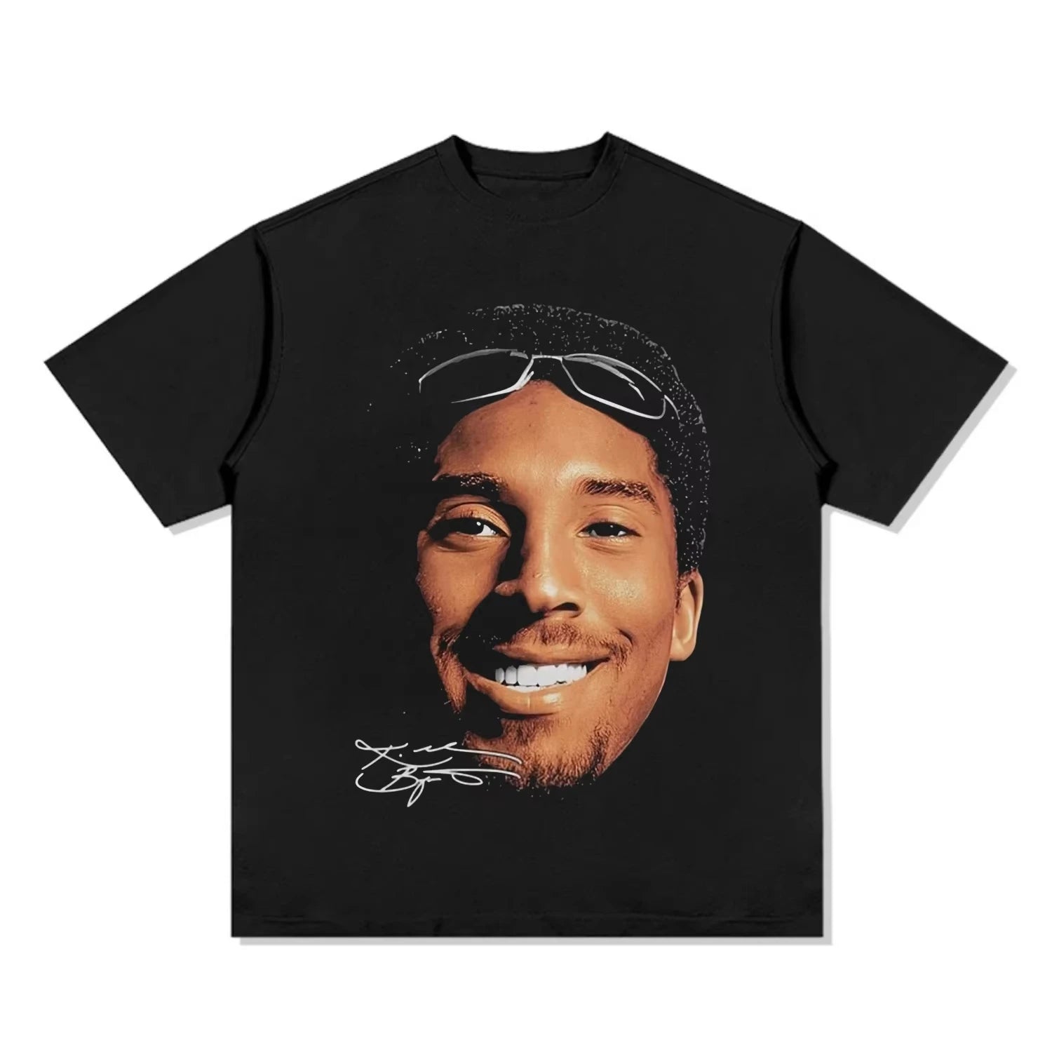 Basketball Star Print Cotton T-Shirt