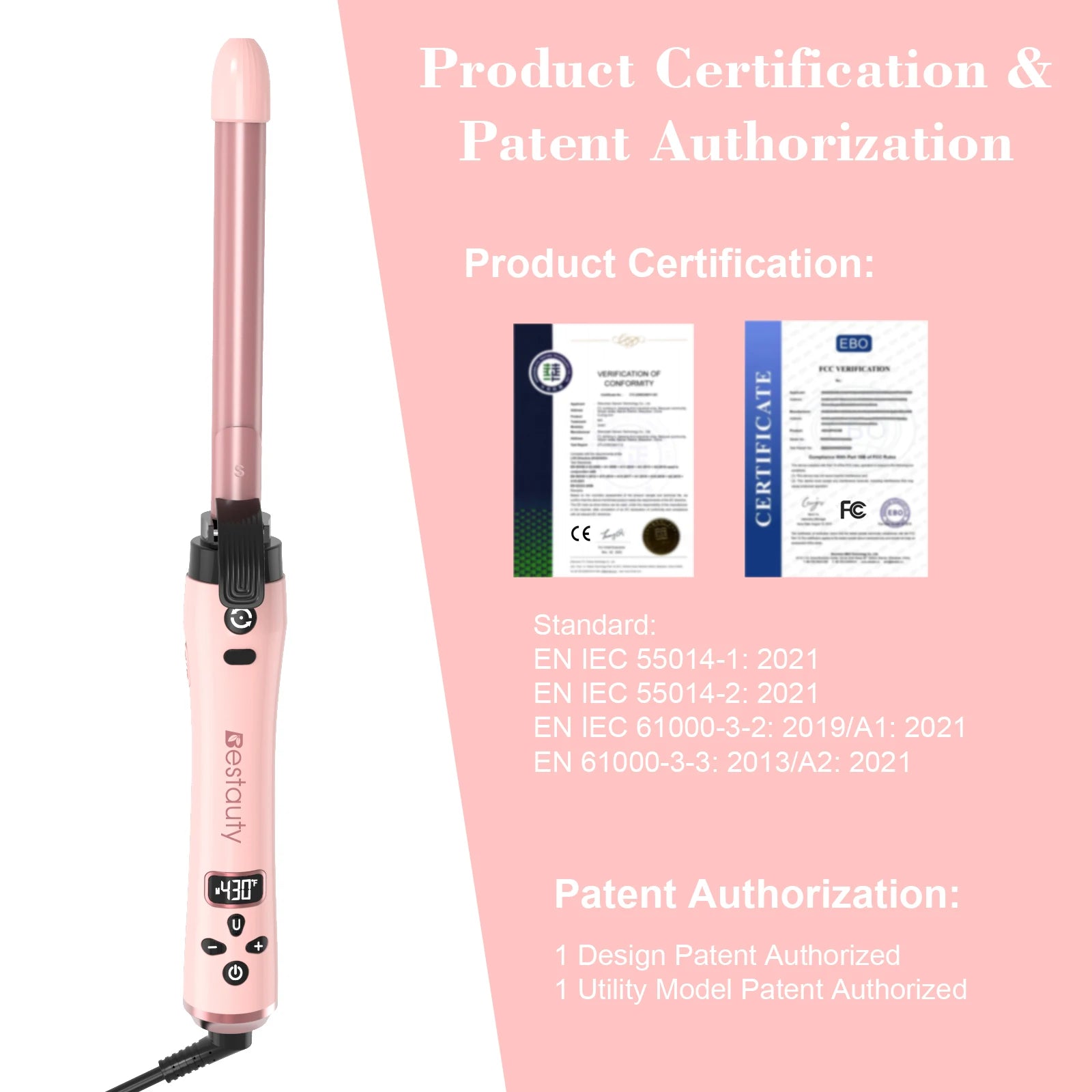 Ceramic Curling Wand Set with Barrels