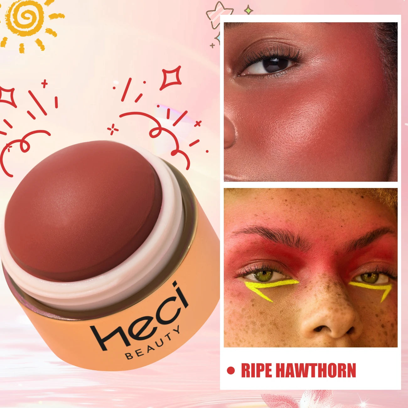 Cream Blush Ball 3-in-1 Makeup Stick