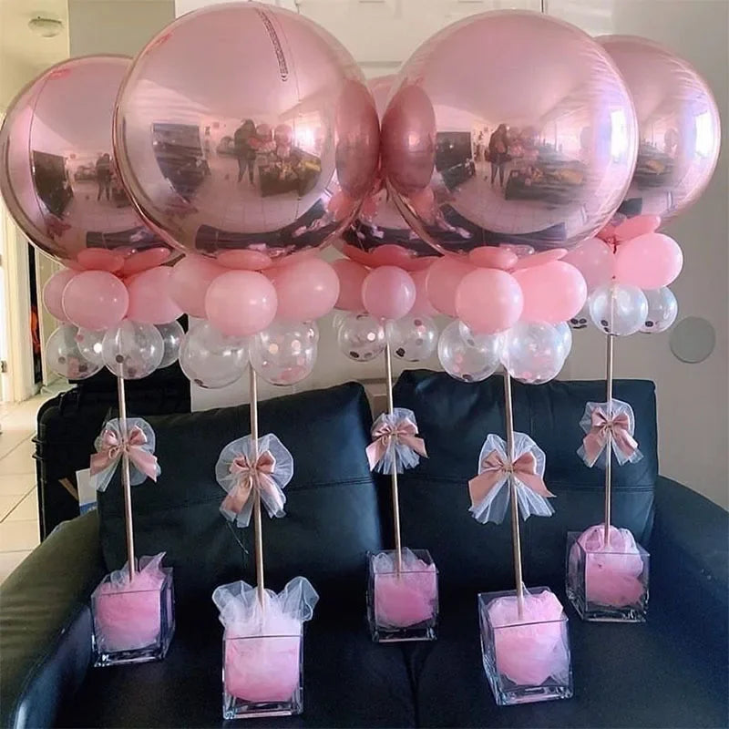 7-Tube Balloon Stand Holder Column