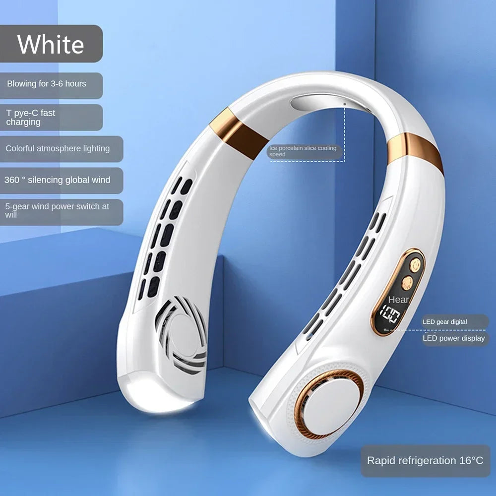 Portable Neck Air Cooler Fan 2025