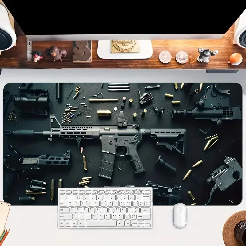 ftvae Gun Parts XXL Gaming Mouse Pad