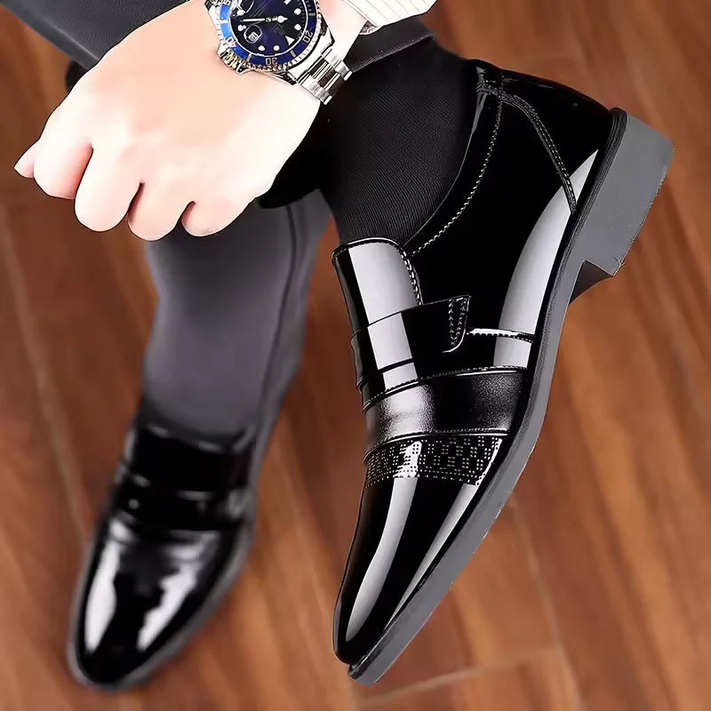 Men's Casual Leather Formal Dress Shoes