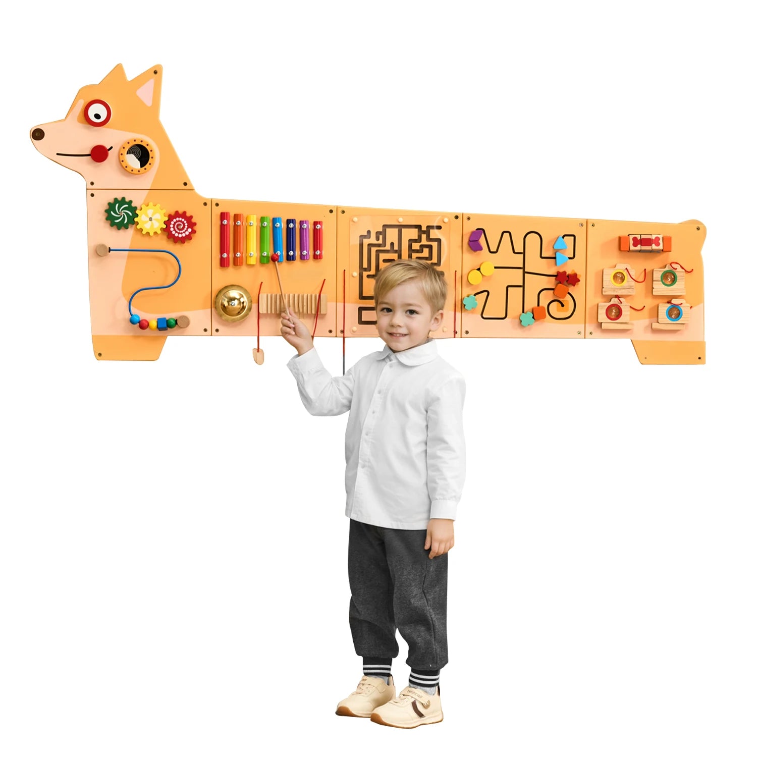 Puppy Kids Busy Wall Board Toy