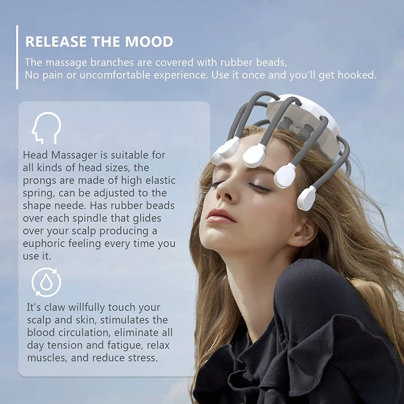 KTS Octopus Electric Head Massager
