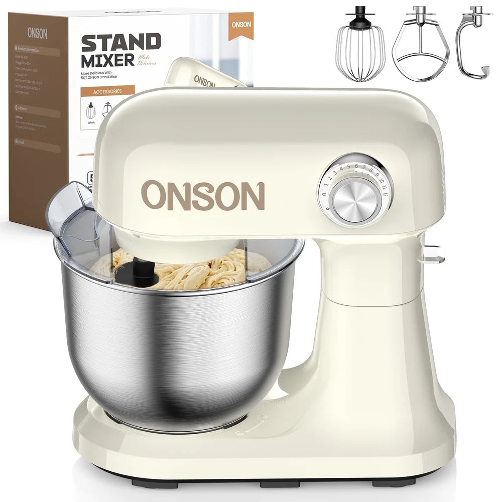 12-Speed Stand Mixer with 5QT Bowl