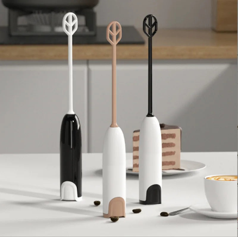 Mini Battery-Powered Milk Frother Whisk