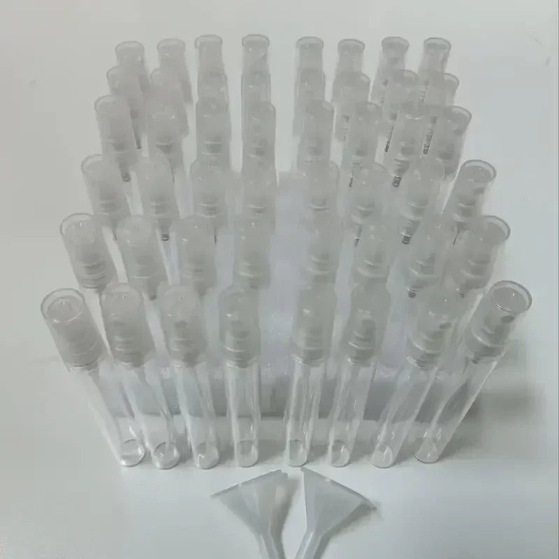 48pcs 10ml Clear Glass Perfume Bottles