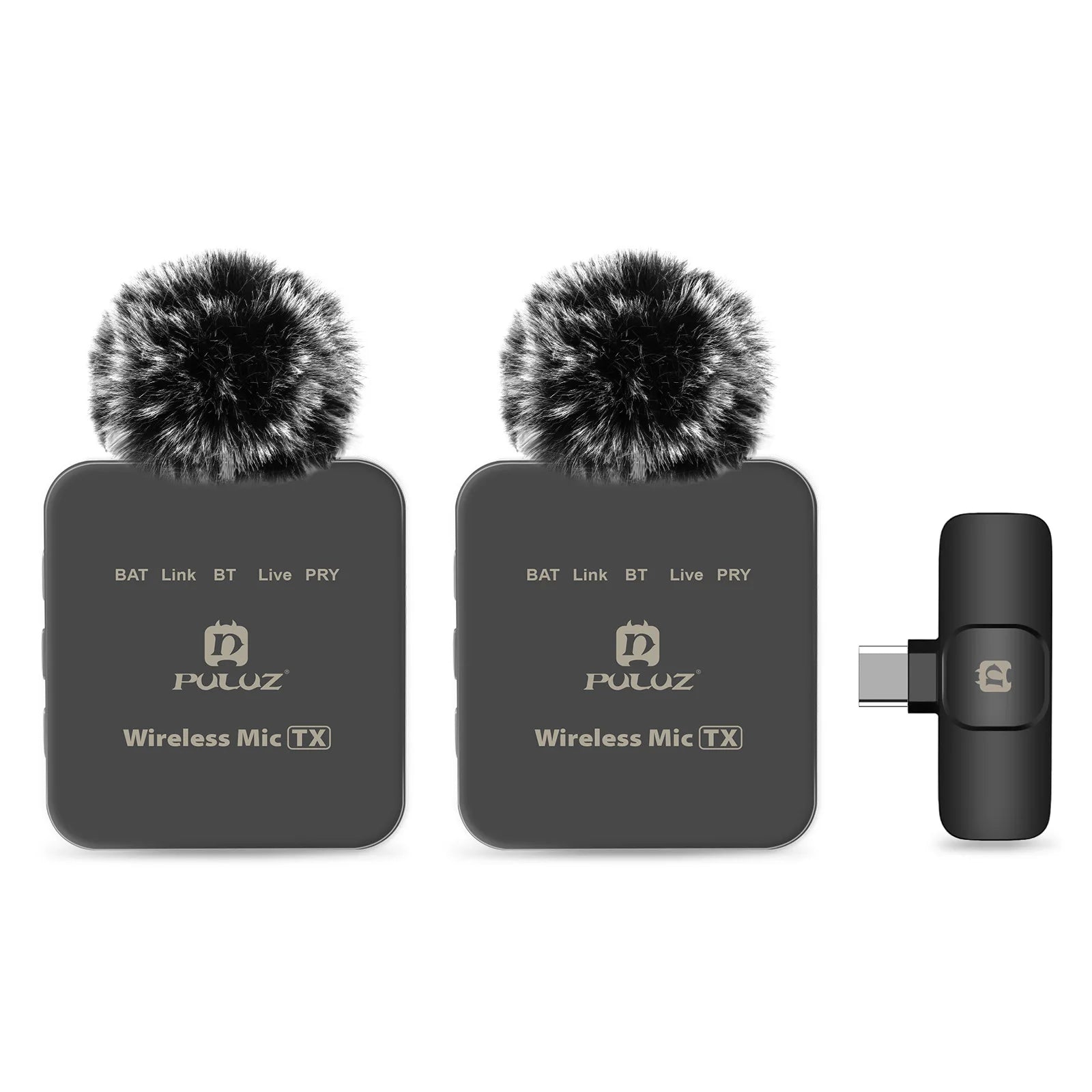 PULUZ Wireless Lavalier Mic for Smartphones