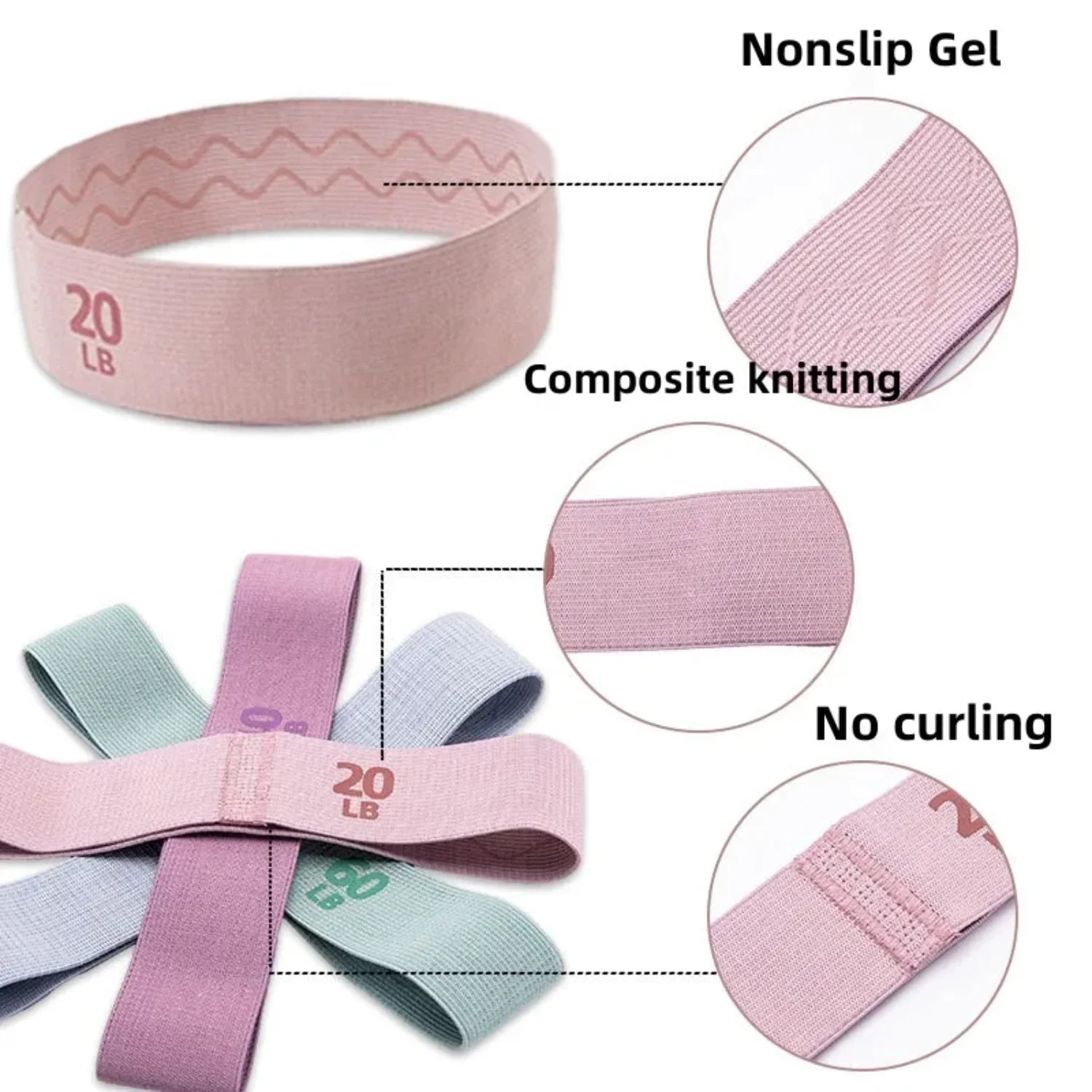 Glute & Thigh Resistance Booty Bands
