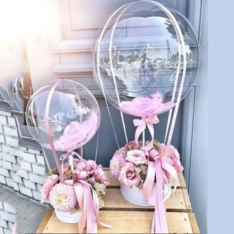 7-Tube Balloon Stand Holder Column