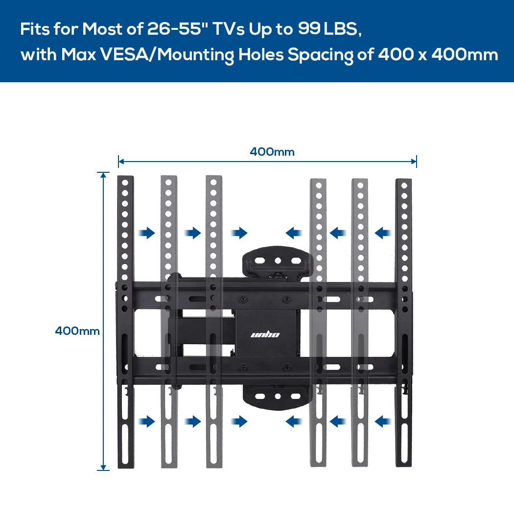 Full Motion Corner TV Mount 26-55 Inch