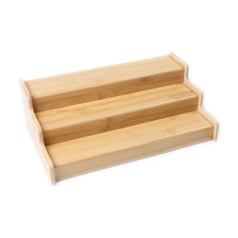 Expandable Bamboo 3-Tier Spice Rack