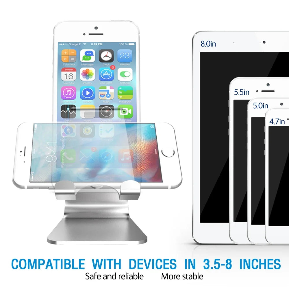 Universal Aluminum Desk Phone Stand