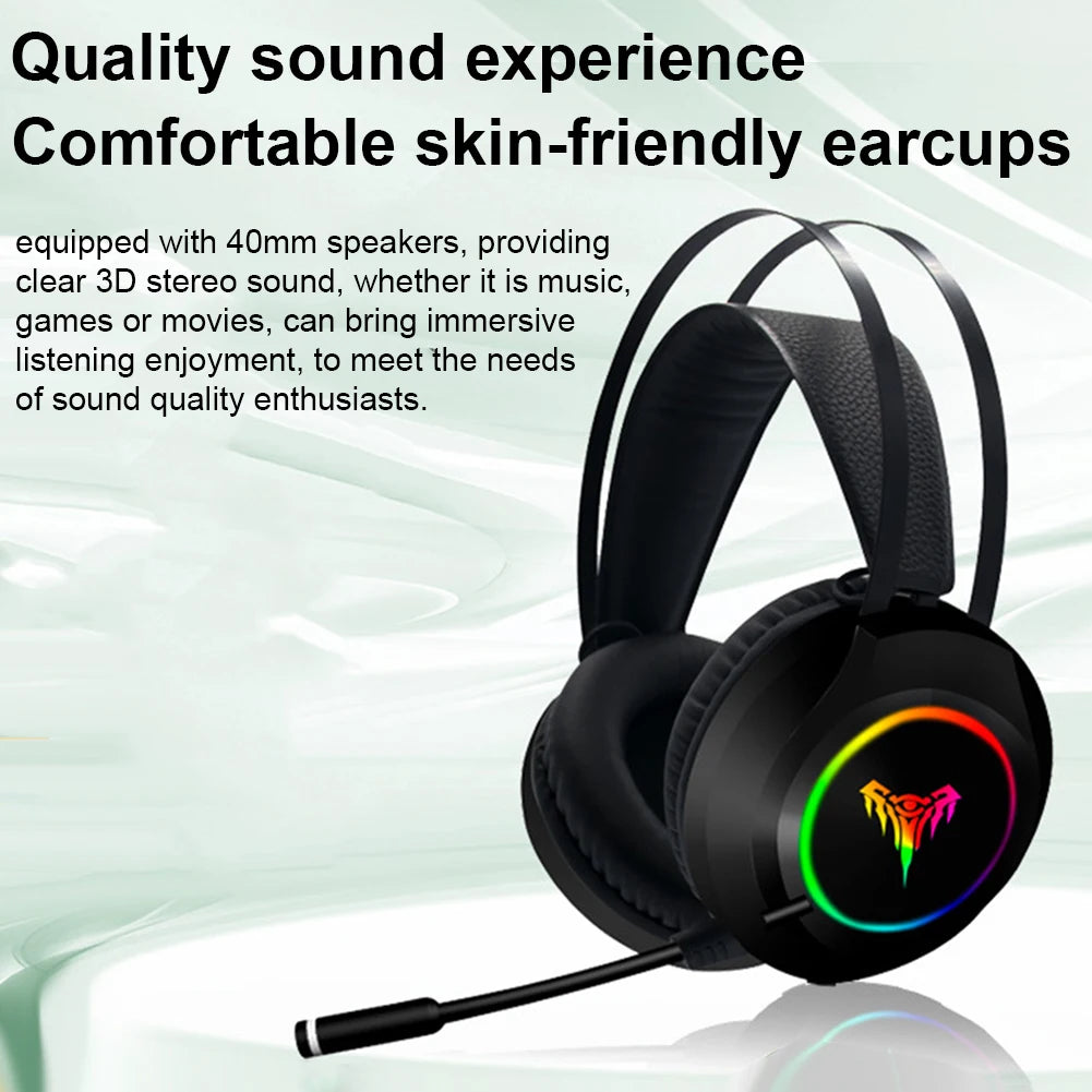 Gaming Headset with Mic Over-Ear