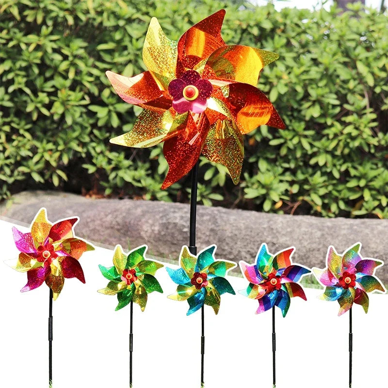 Laser Bird Repellent Windmill Spinner