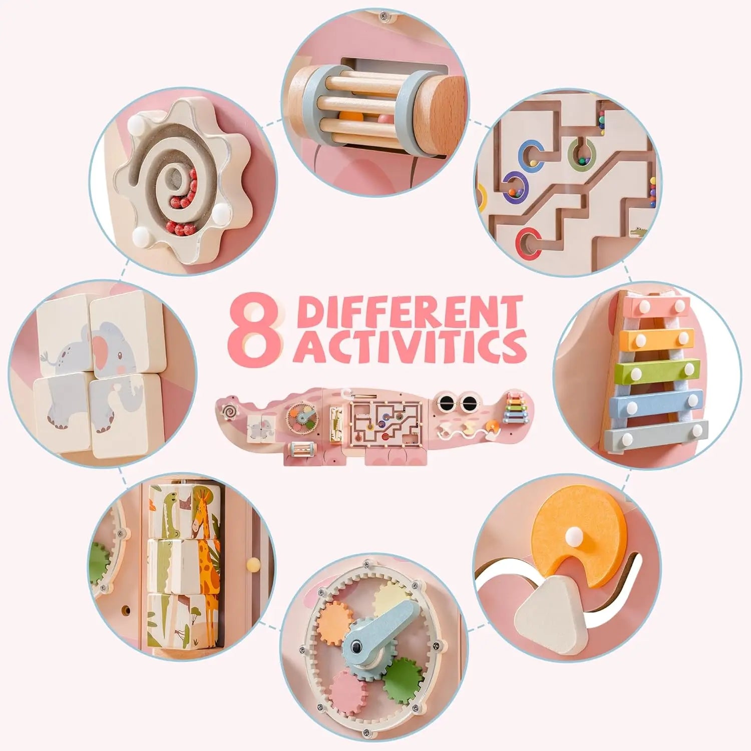 Robotime Robud Wooden Busy Board Toy