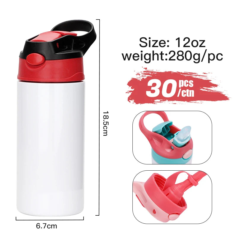 12oz Kids Sublimation Tumblers – 30 Pack