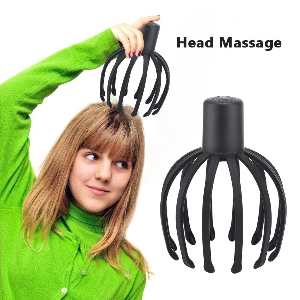 3D Electric Octopus Scalp Massager