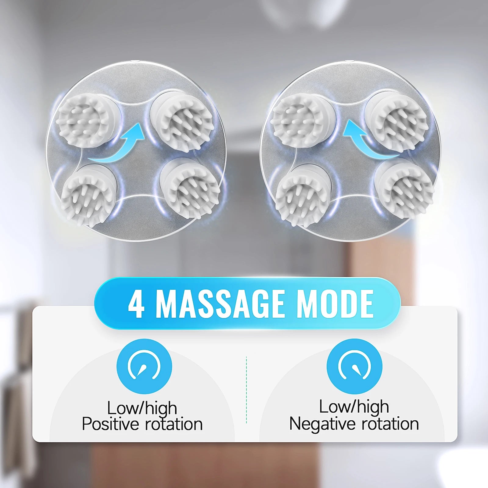 Electric Hair Scalp Massager with 84 Nodes