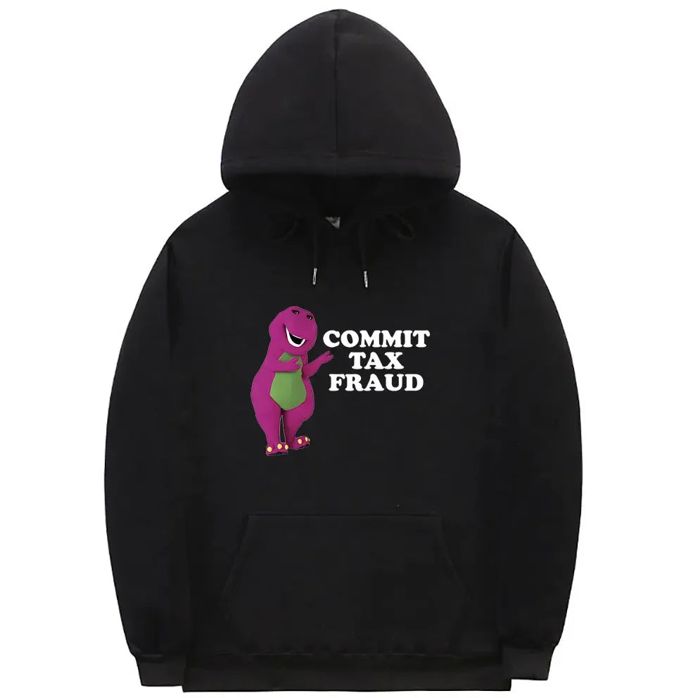 2D Fun Print Casual Hip Hop Hoodie 2024