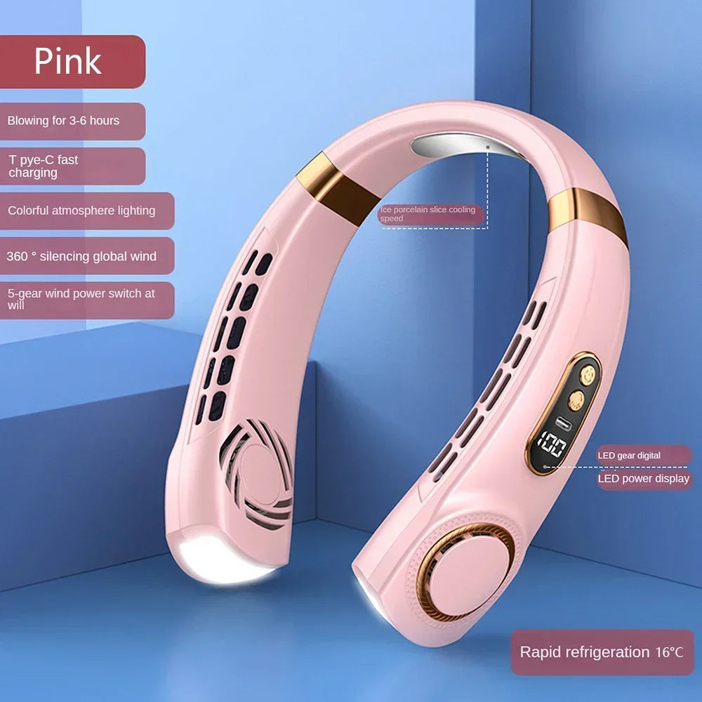Portable Neck Air Cooler Fan 2025