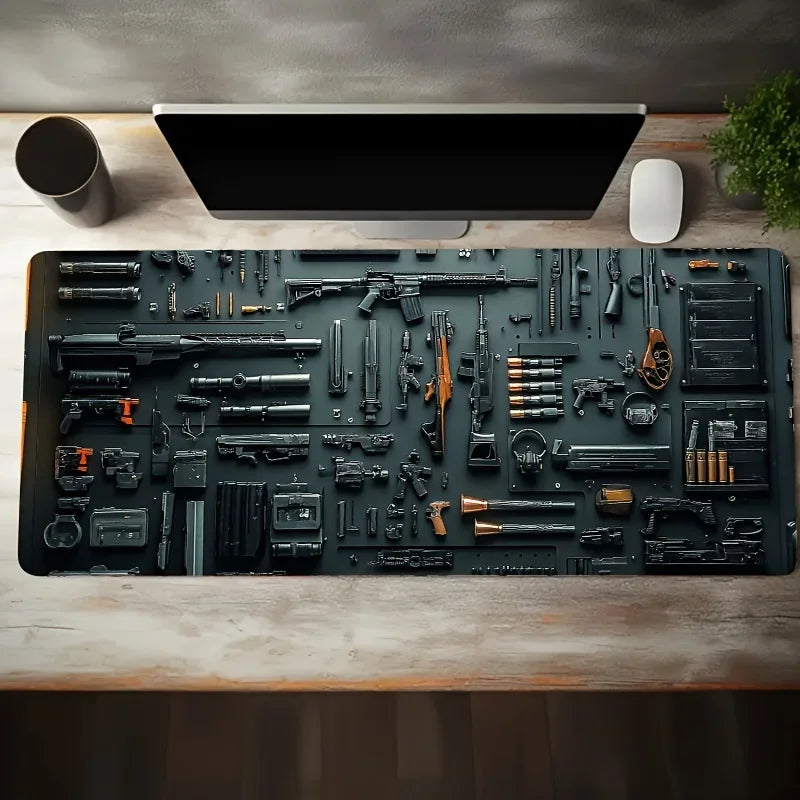 ftvae Gun Parts XXL Gaming Mouse Pad
