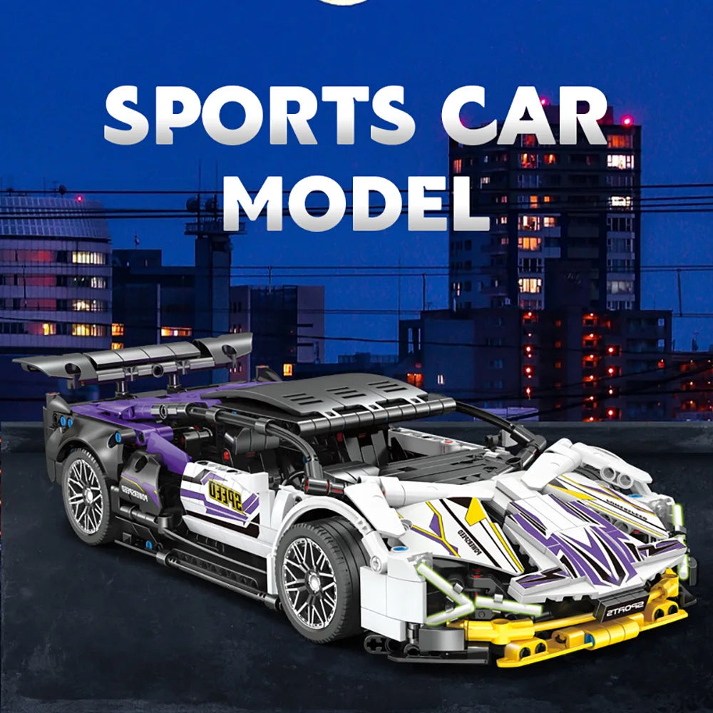 Supercar Building Block Set – 1215pcs