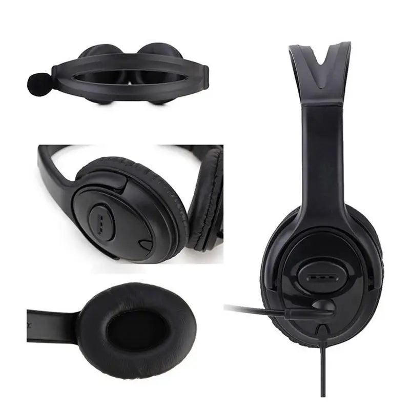 Call Center Stereo Headset with Mic