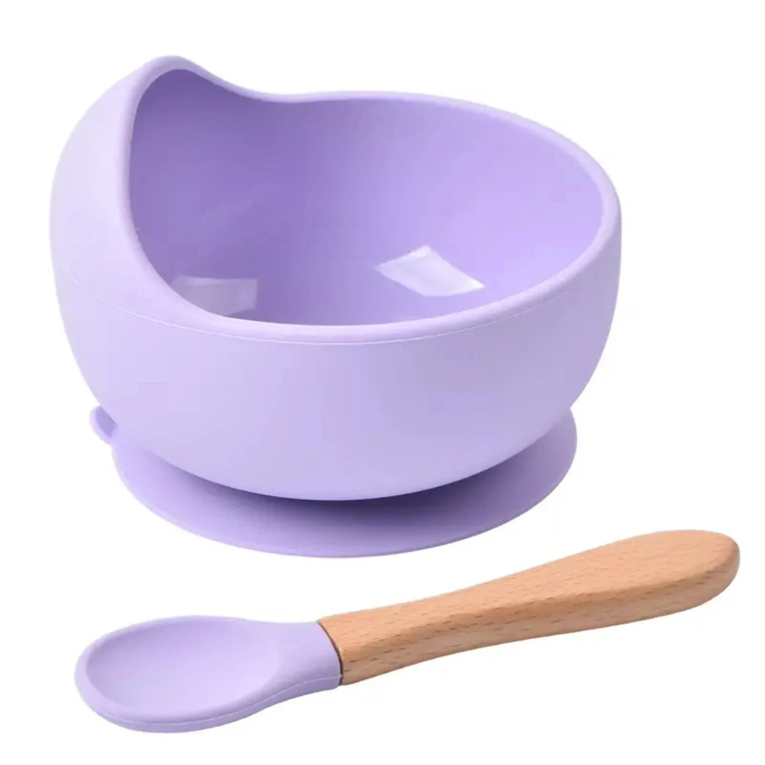 Silicone Baby Suction Bowl & Spoon Set