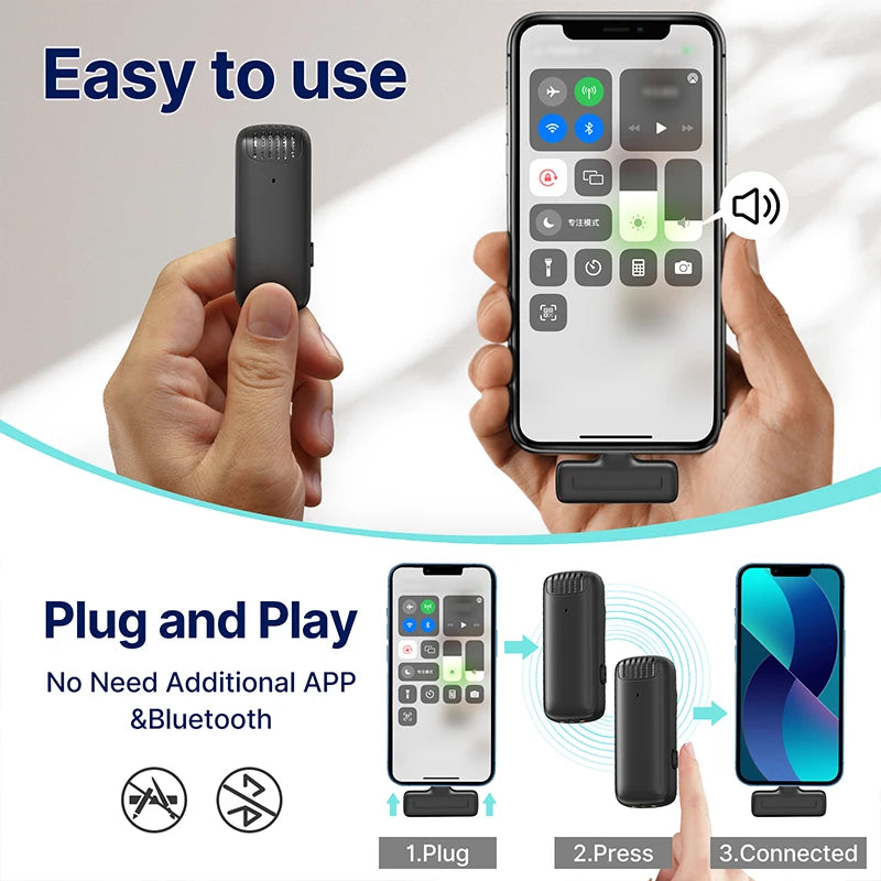 Ulanzi J12 Wireless Lavalier Mic
