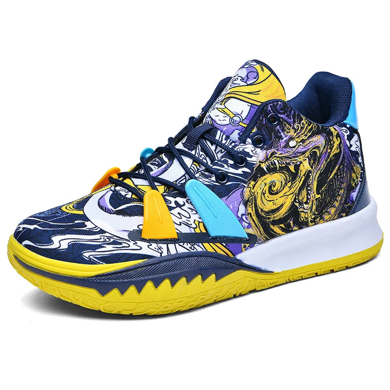 Men's Non-Slip Breathable Basketball Sneakers