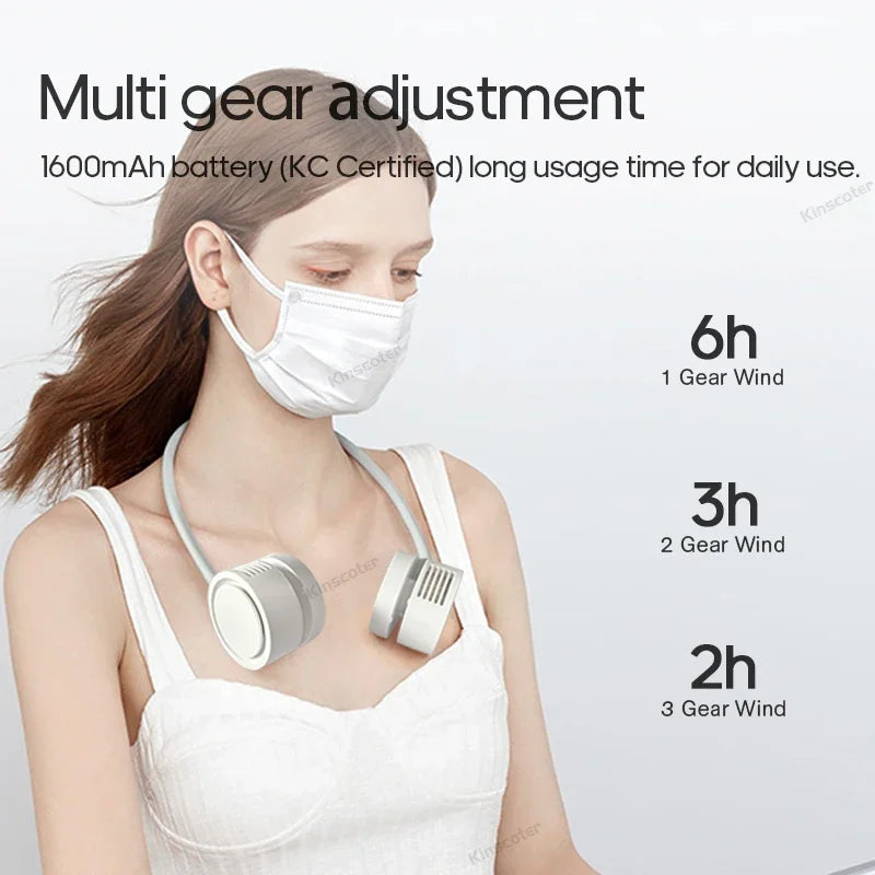 Hanging Neckband Bladeless Portable Fan