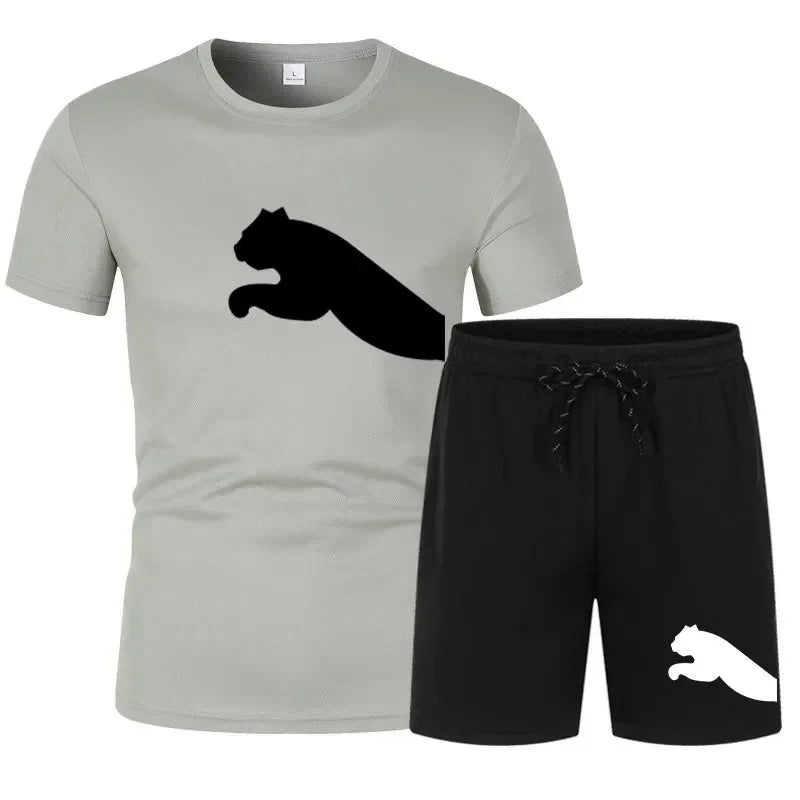Men's Summer Quick-Dry Fitness Set