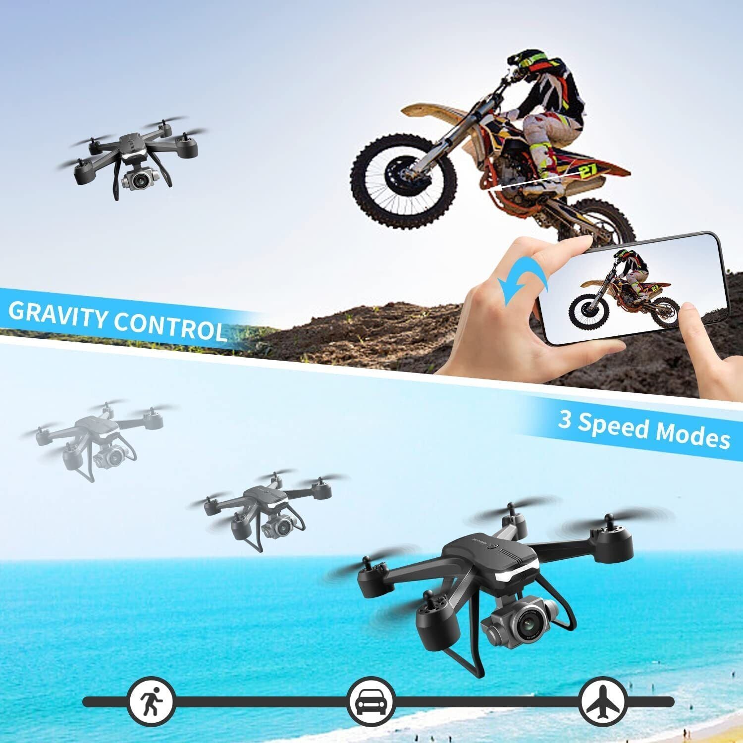 V14 Pro Drone 6K HD Dual Camera Wi-Fi FPV
