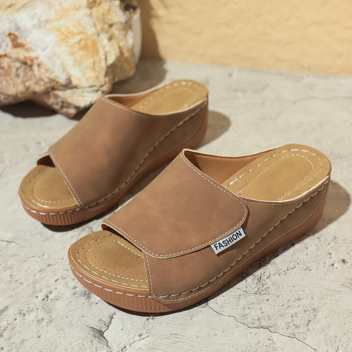 Summer Wedge Slides & Round Toe Flats