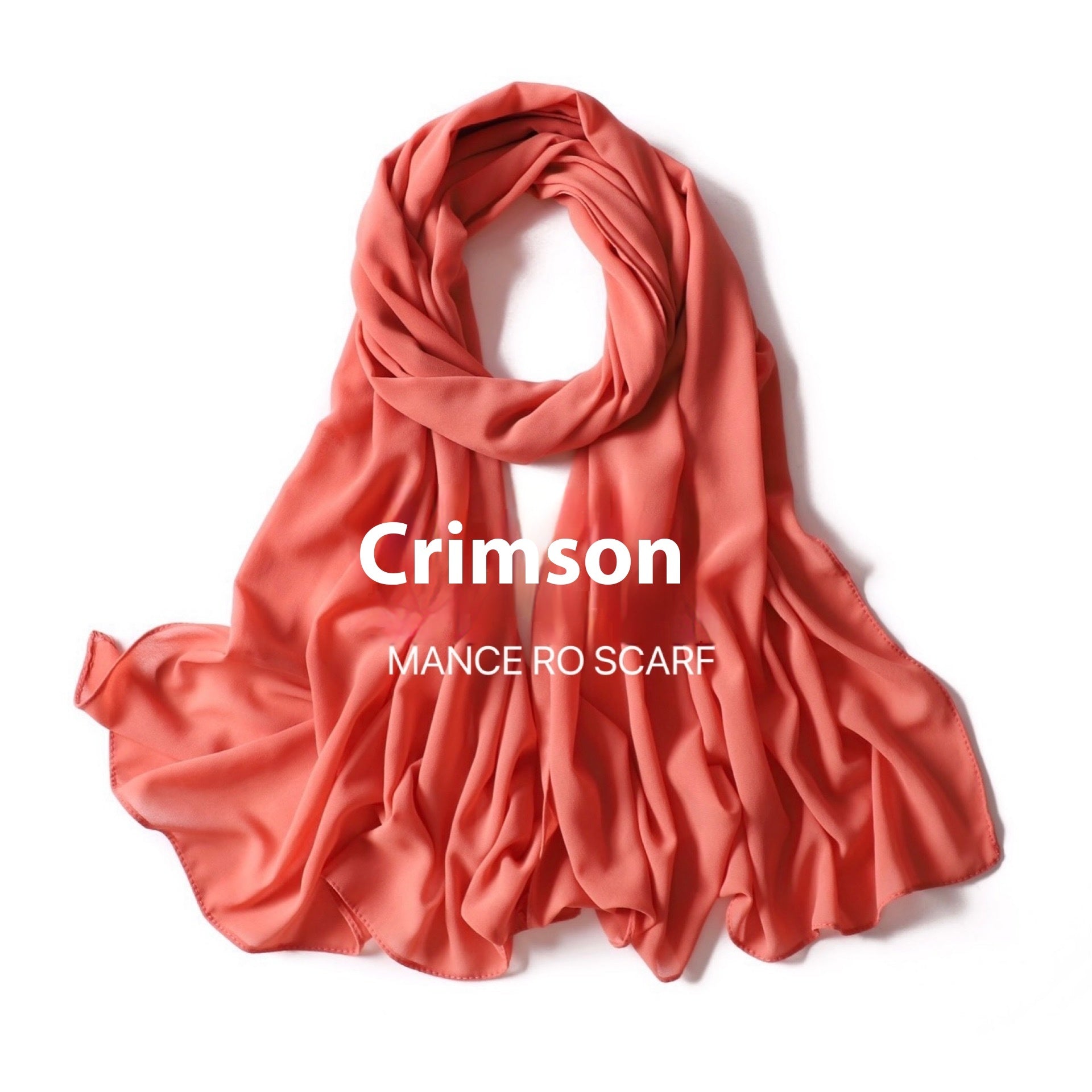 Pearl Chiffon Headscarf Veil Wrap