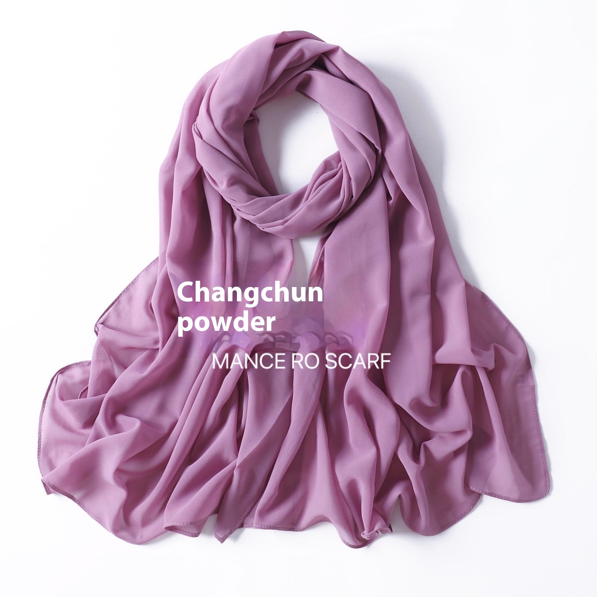 Pearl Chiffon Headscarf Veil Wrap
