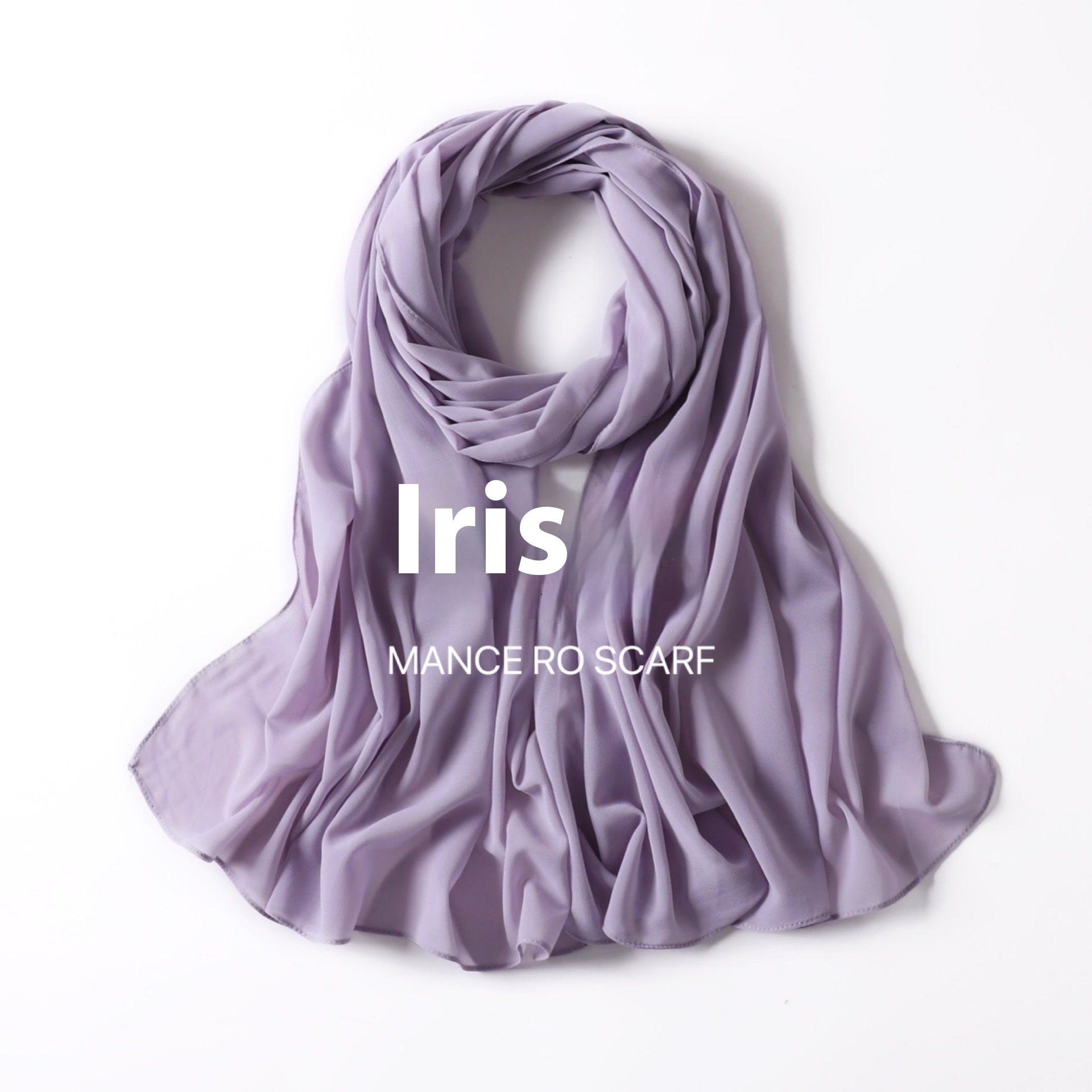 Pearl Chiffon Headscarf Veil Wrap