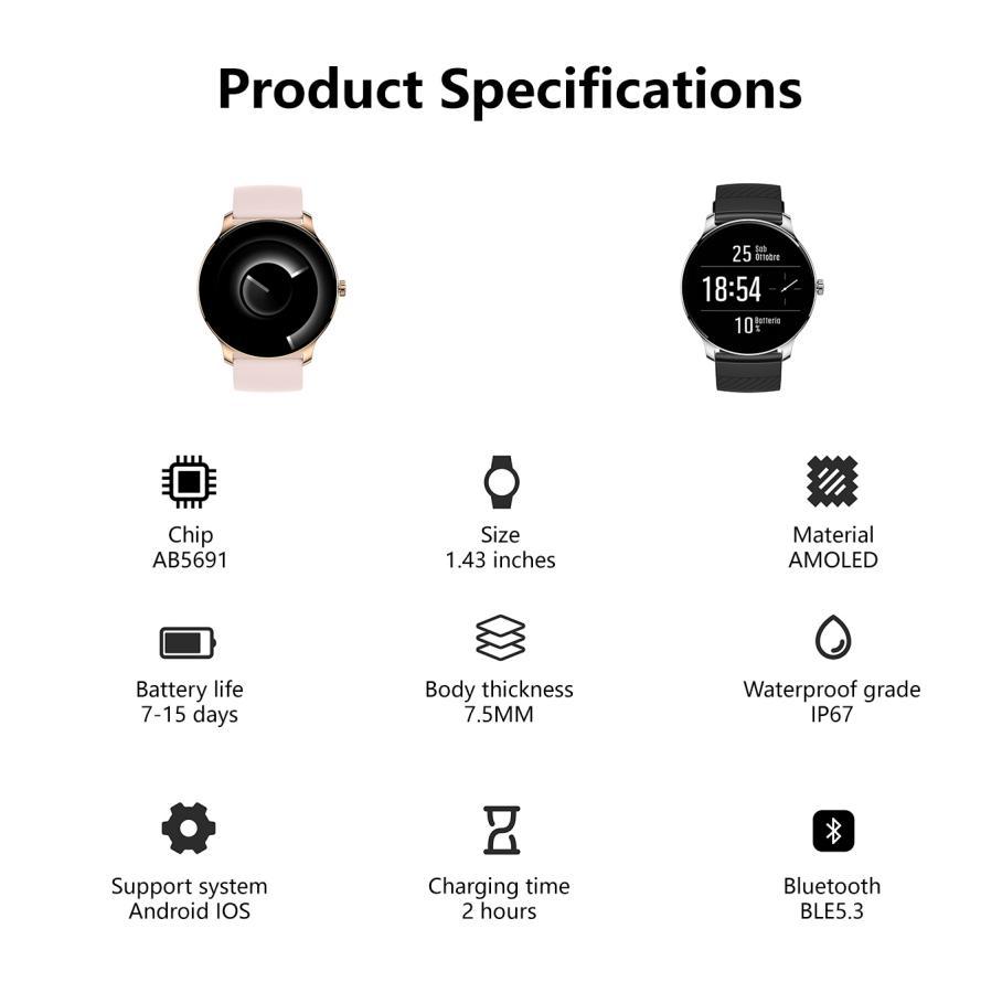 Ultra Slim AMOLED Smart Watch