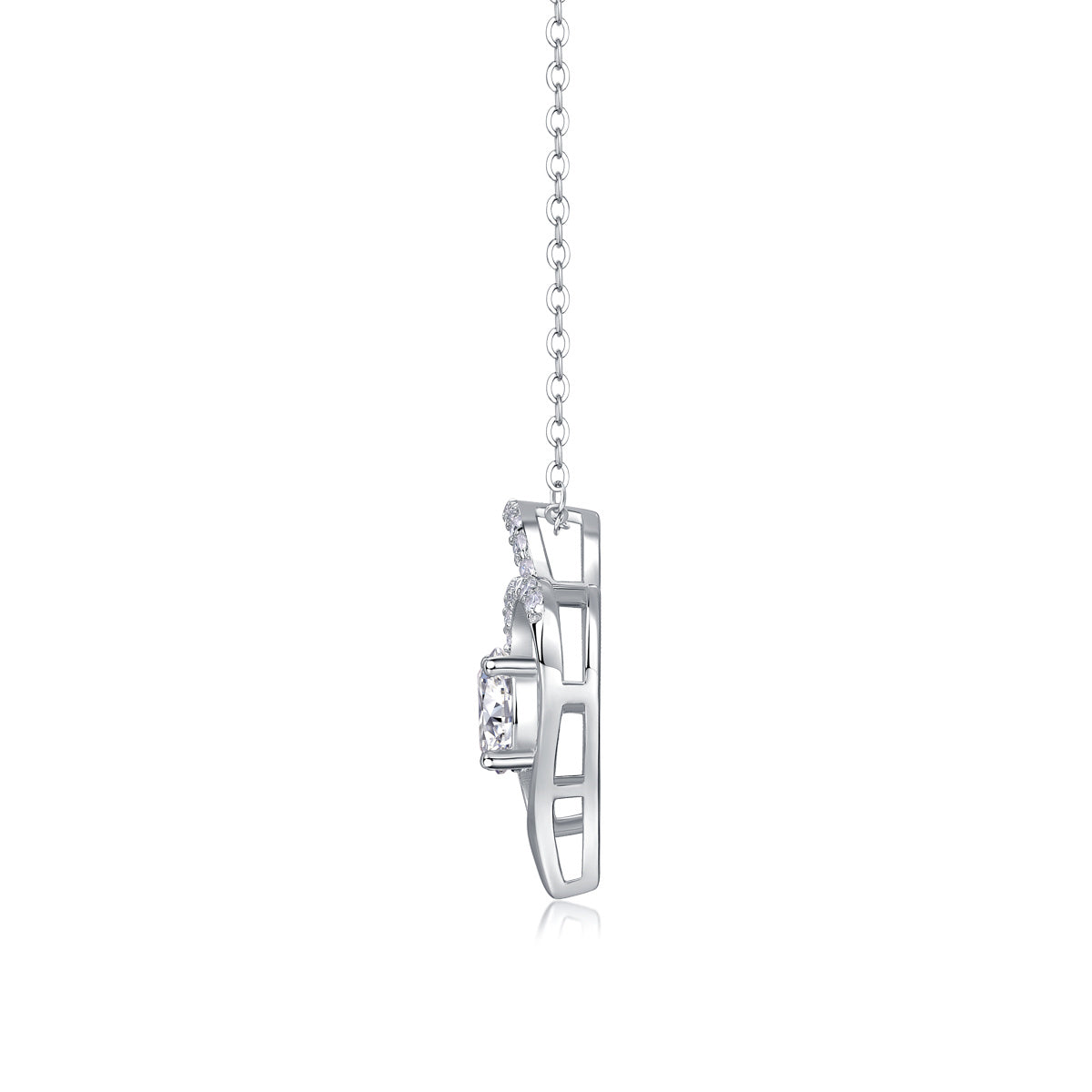 Heart to Heart Diamond Pendant Set