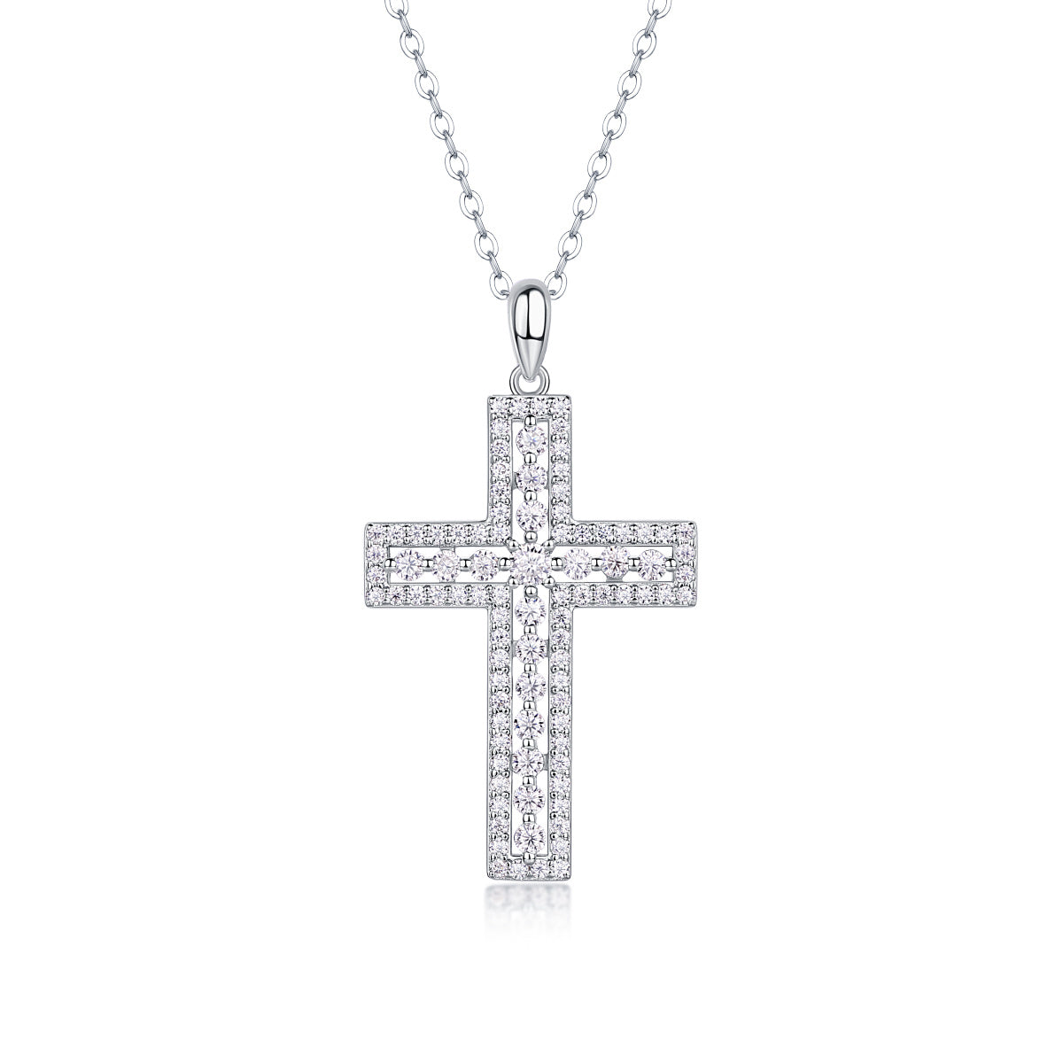 Shelter Diamond Pendant Necklace Set