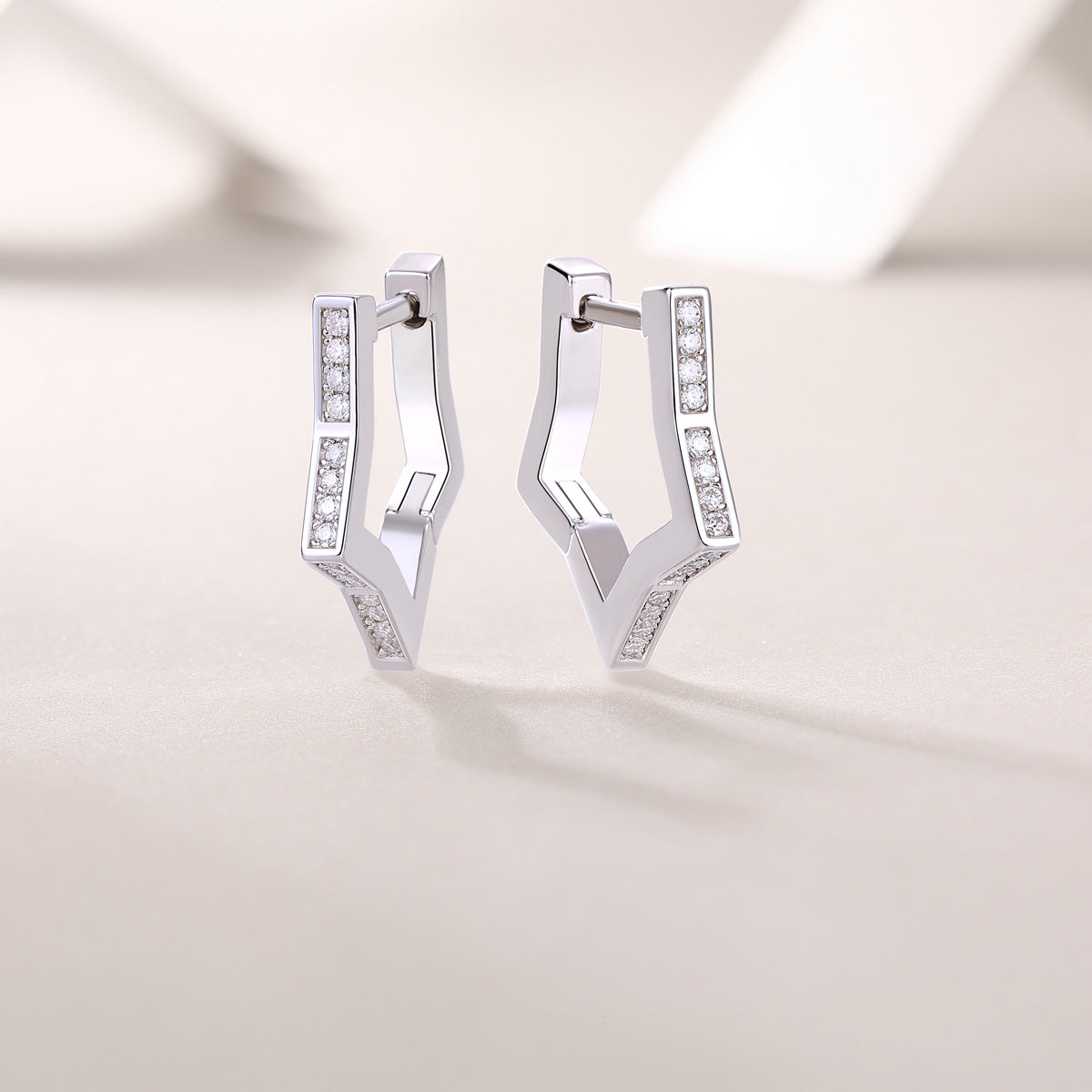Galaxy Wandering Moissanite Stud Earrings